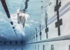 Katie Ledecky Swimming underwater by Mike Lewis