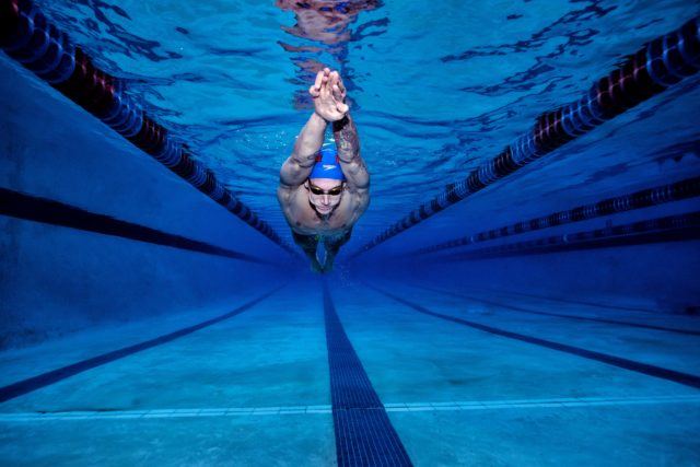 Caeleb Dressel underwater photography Mike Lewis