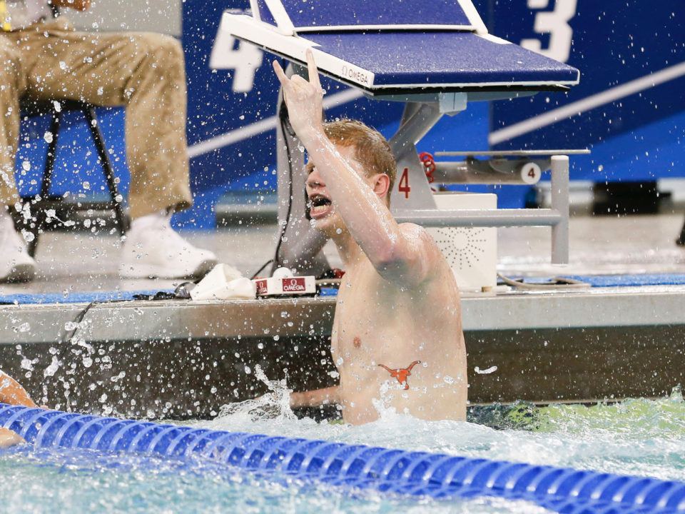 College Swimming Previews: Rinse & Repeat For #1 Texas Men