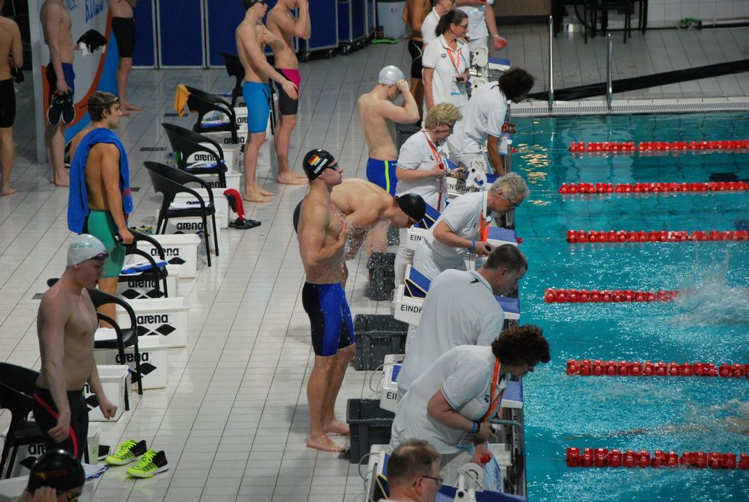 Christian Diener Takes Down Super-Suited German 50 Back Record