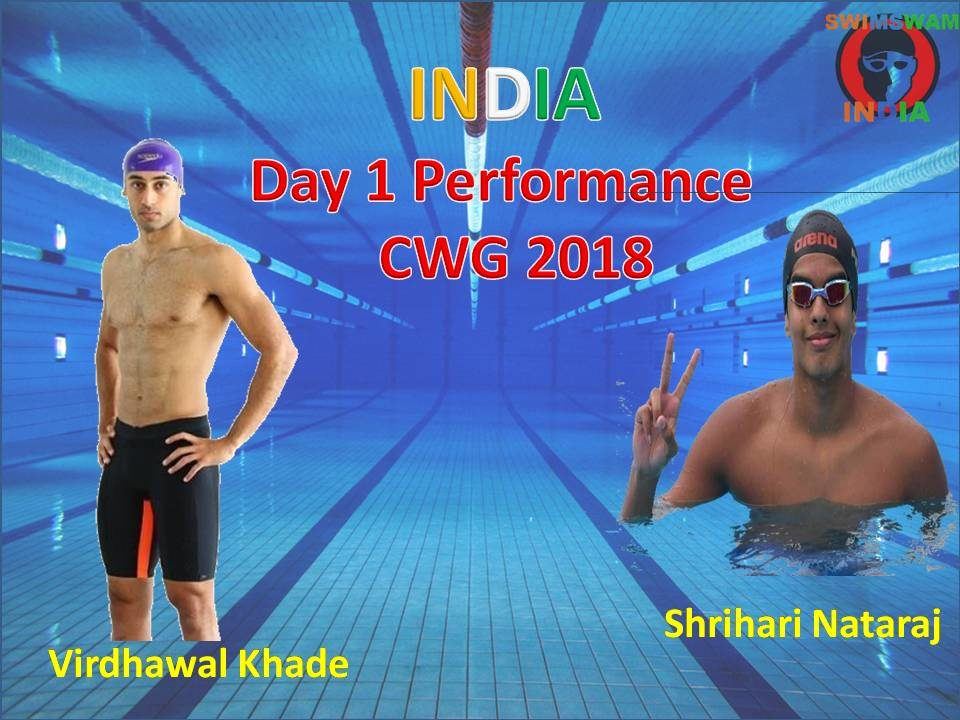 Indian Swimmers Ki Day 1 Ki Performance Report – CWG 2018