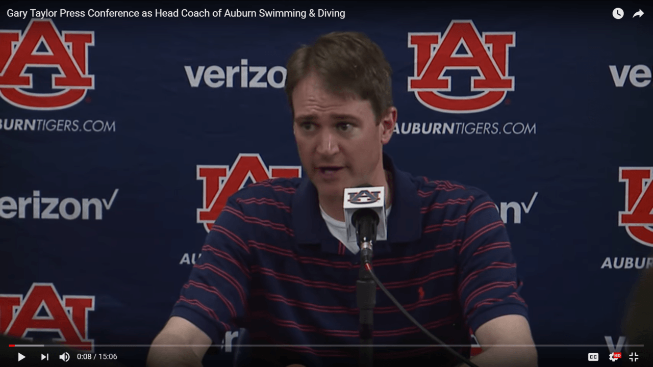 Gary Taylor Out As Auburn Head Swim Coach After Three Years