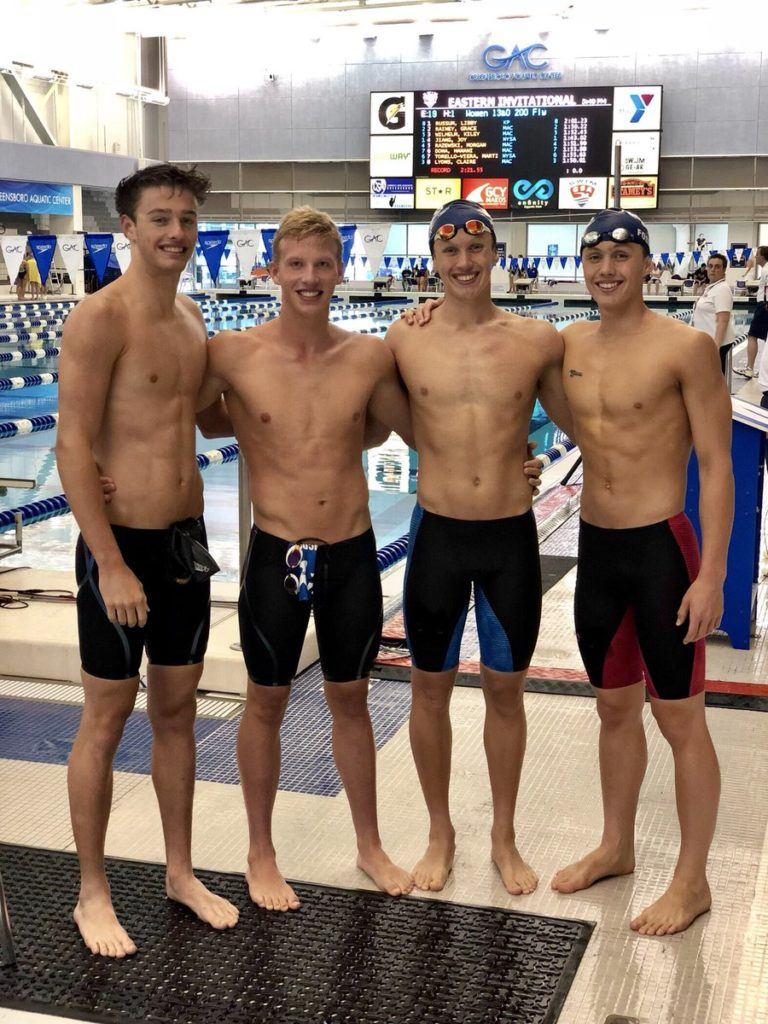 Mason Manta Rays Crack National Age Group Record In 200 Medley Relay