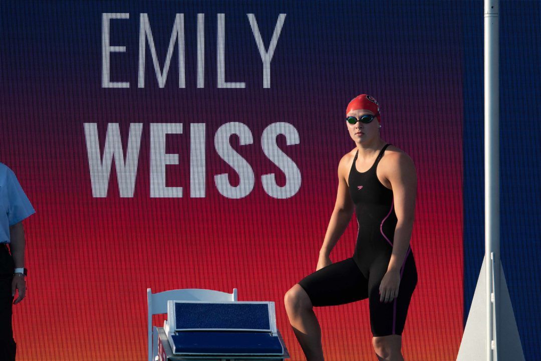Emily Weiss Posts 2:10.20 200 BR At IN Senior State Meet