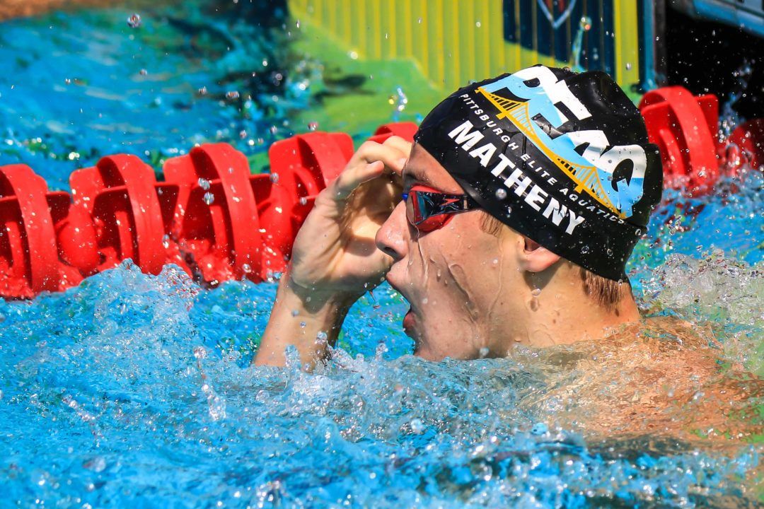 16-Year-Old Matheny Crushes 2:09.40 200 Breast For World Juniors Gold