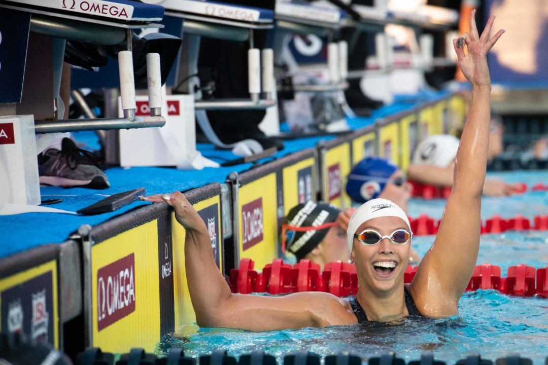 Kathleen Baker schwimmt neuen Weltrekord über 100 m Rücken