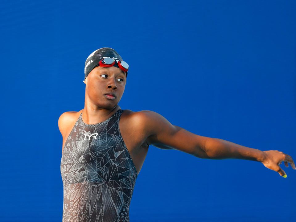 Simone Manuel is Now Kicking Out to Nearly 15m On her 100 Free (Video)