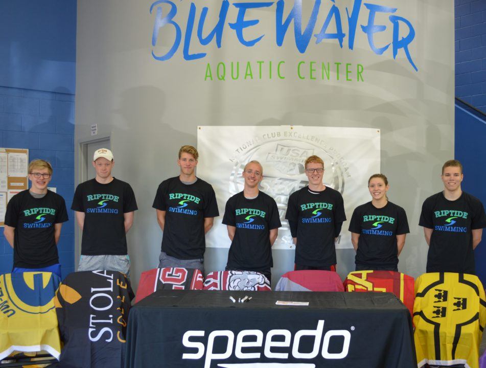 Riptide Swim Team To Send 8 To College Programs This Fall