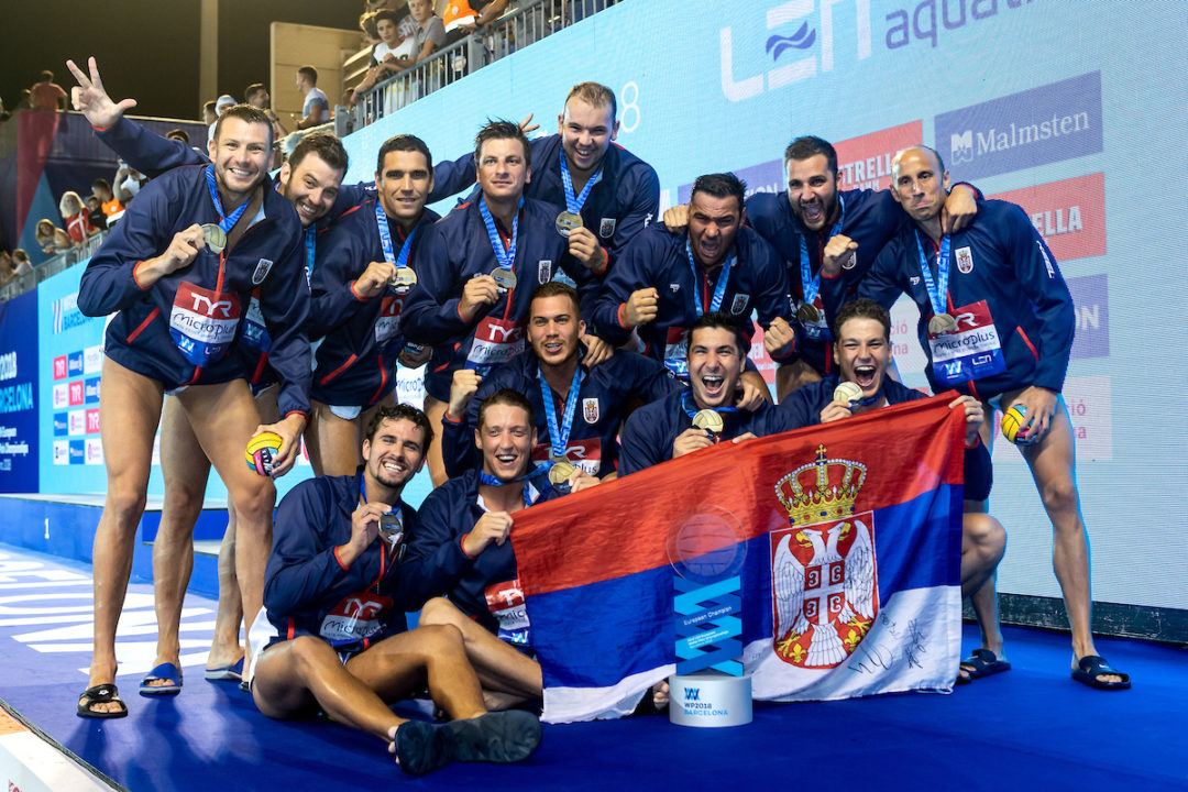 Serbia Tops Spain in Shootout for 4th Straight Water Polo Crown