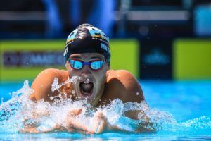 Matheny’s 1:52.1 200 Breast Sets Meet Record, Cracks Top 5 in 17-18 Age Group