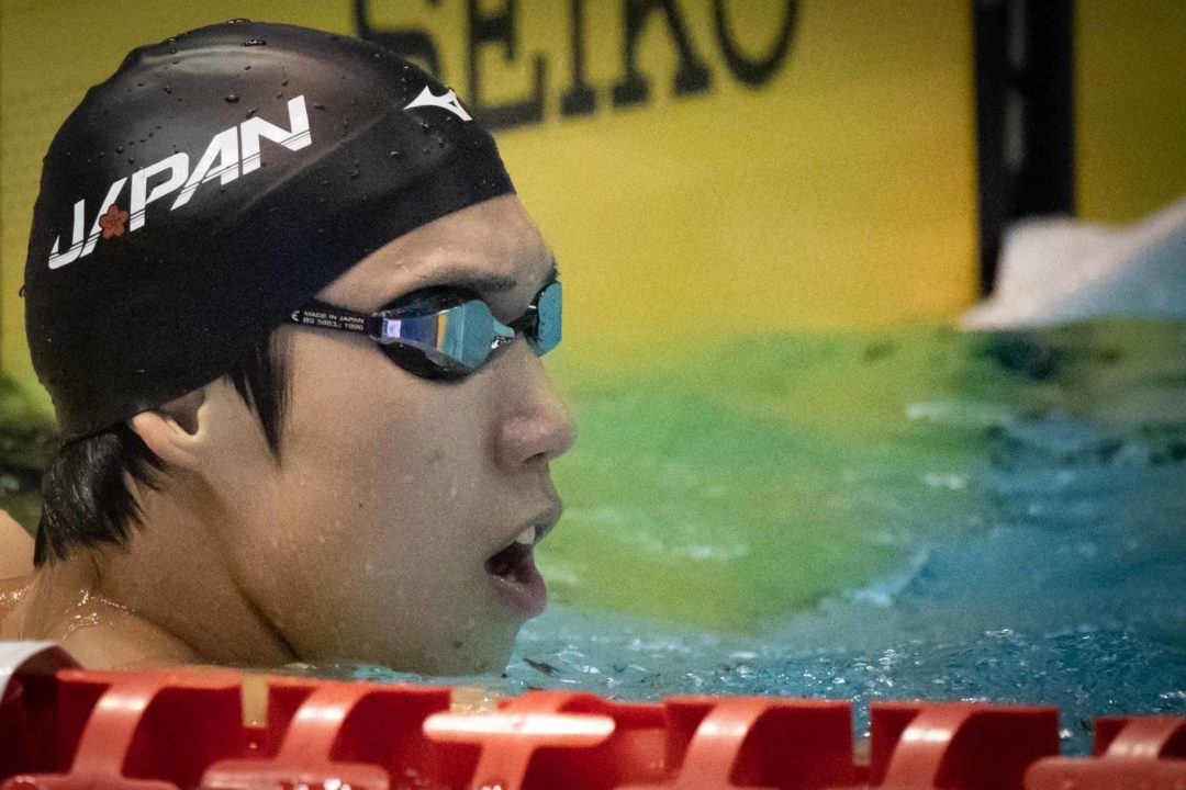 Matsumoto Chasing Worlds Qualification With 1:46 200 Free Prelim At Japan Swim