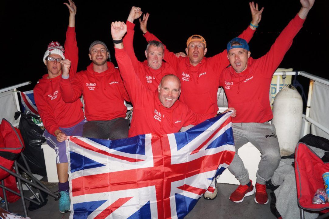 British Team of 6 Completes 4-Way English Channel Swim