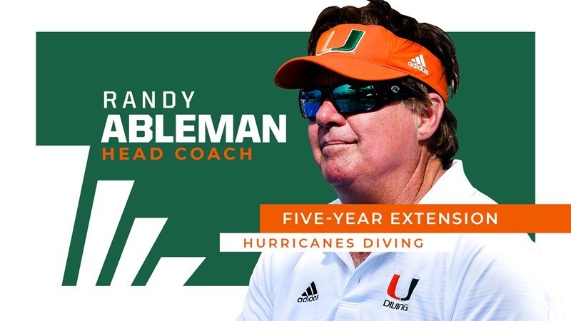 Miami (FL) Gives Diving Coach Randy Ableman 5-Year Extension
