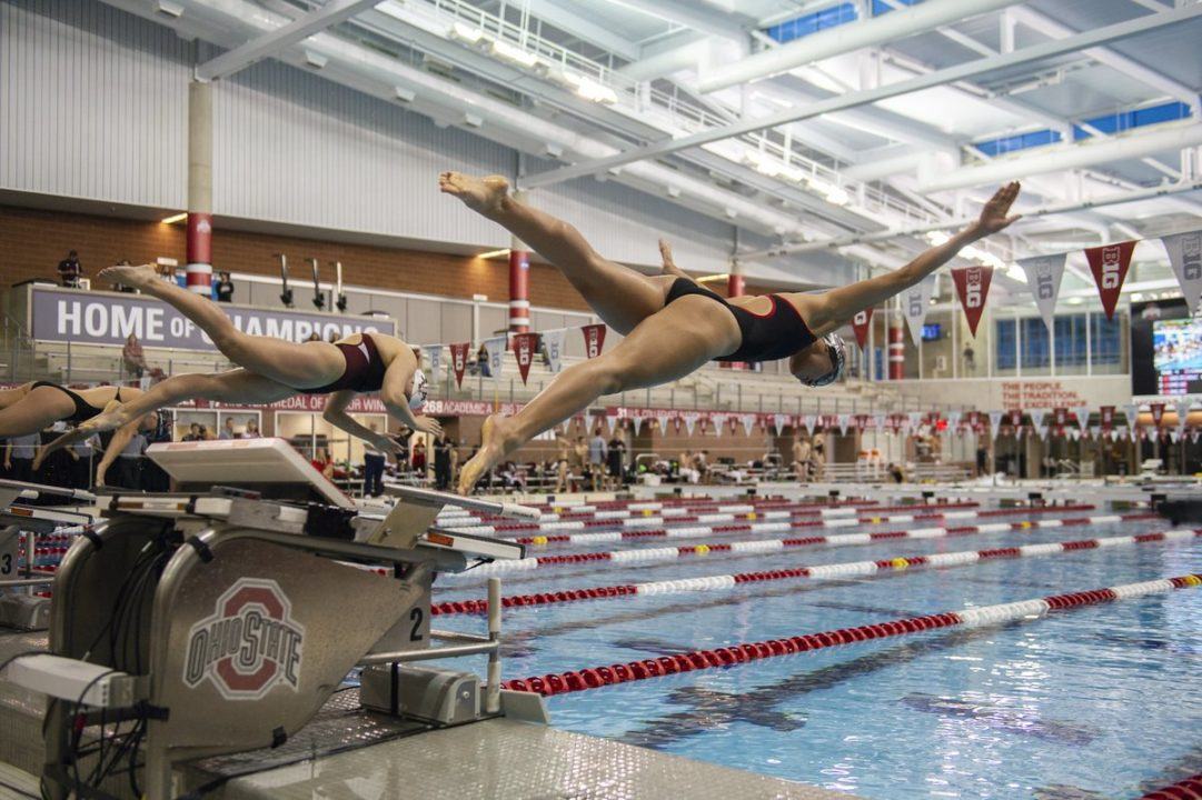 Ohio State’s Luft Has a Breakthrough in 100 Free on Day 3 of OSU Winter Invite
