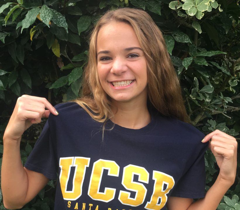 CIF-NCS Champion Gillian Flath Sends Verbal Commitment to UCSB