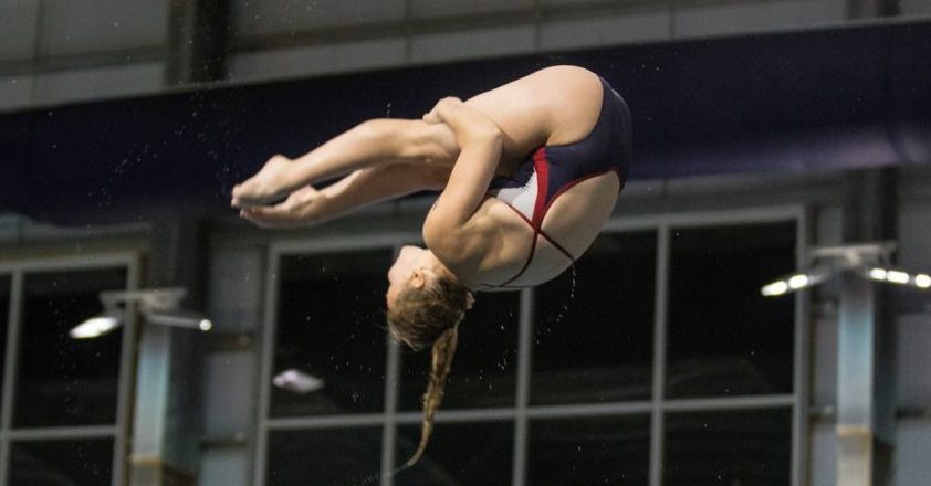 Liberty’s Lauren Chennault Selected as CCSA Women’s Diver of the Week