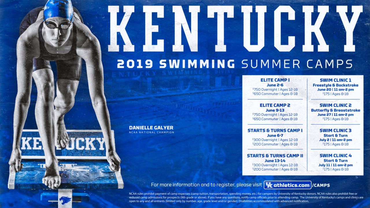 2019 Kentucky Swimming Camps – Sign Up Today
