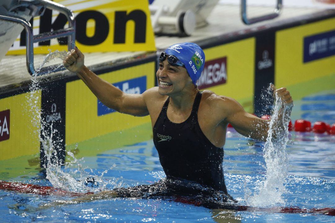 Daiene Dias Breaks South American Record in Women’s 100 Fly