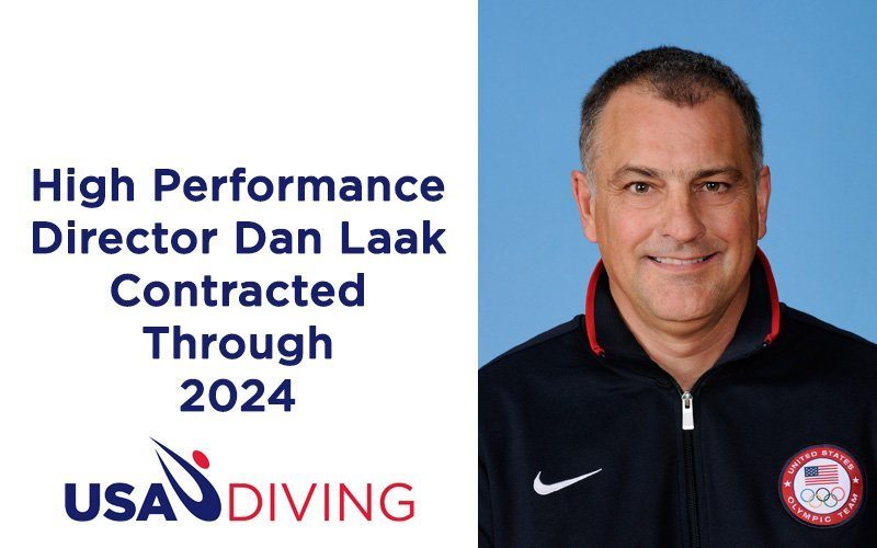 USA Diving Secures Dan Laak as High Performance Director Through 2024