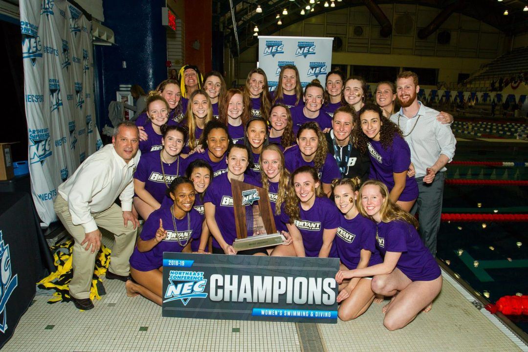 Bryant U Women Finish NEC Champs Title Defense with Record