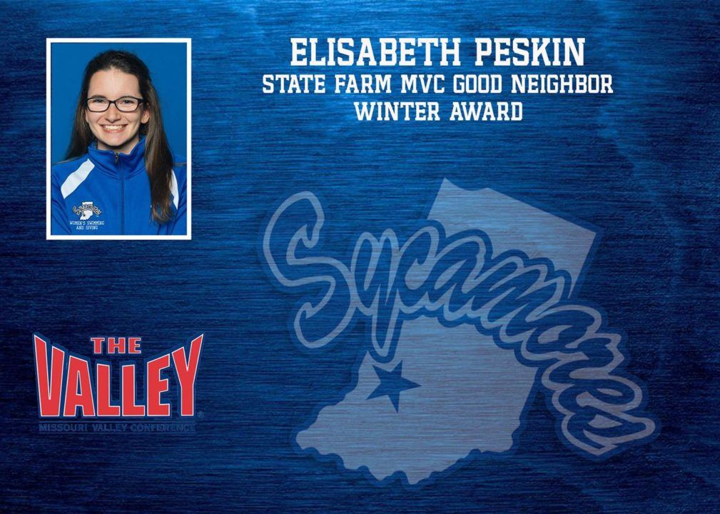 Indiana State’s Peskin Named State Farm MVC Good Neighbor Award Winner