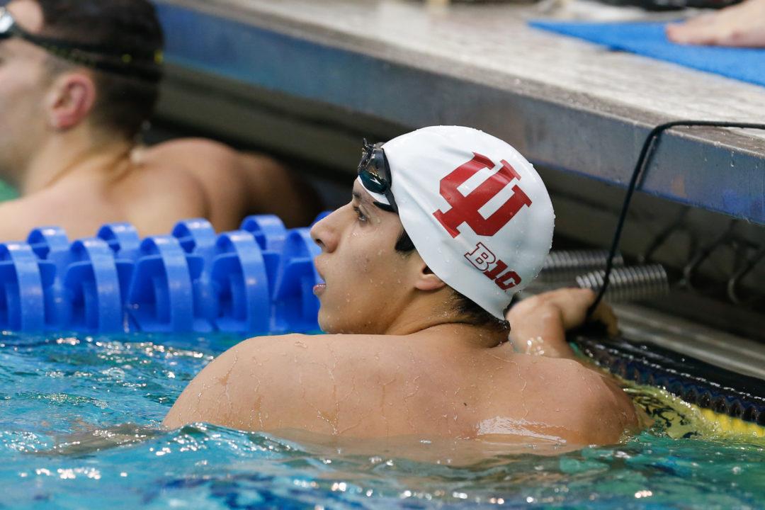 No Morning Swims for Indiana’s Mohamed Samy on Thursday at Big Tens