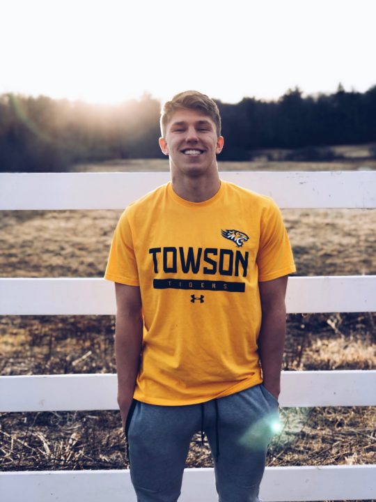 Towson Receives Verbal From Butterflier/Backstroker Andrew Lapin