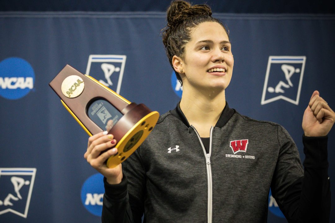 2019 W. NCAAs: Beata Nelson Wins CSCAA Swimmer of the Year
