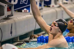 Daniel Krueger Becomes the First Swimmer to Win 5 Consecutive Big 12 Titles in an Event