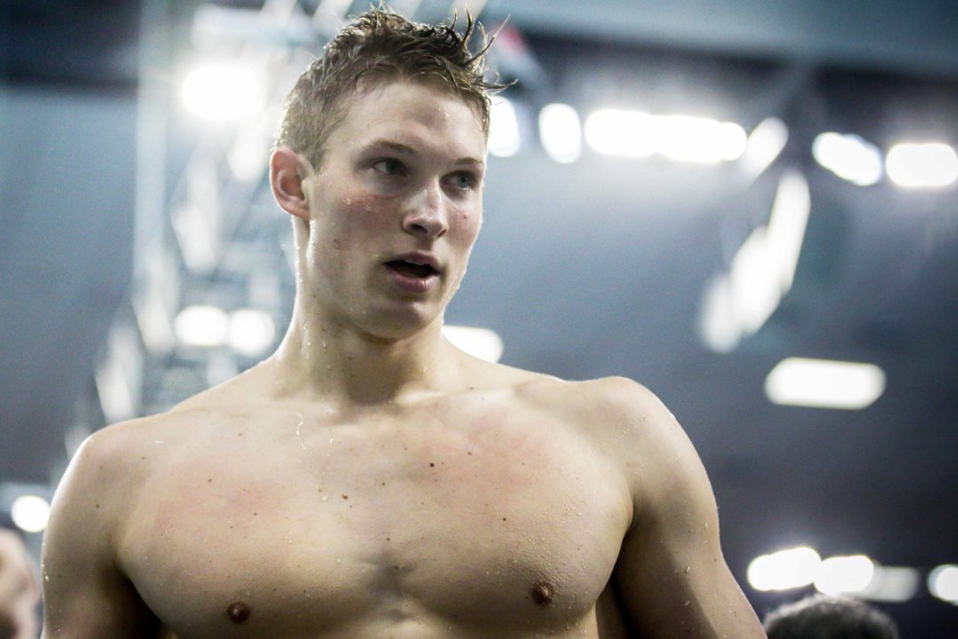 Dean Farris on 1:29.1, Not Swimming Individual 200 Free (Video)