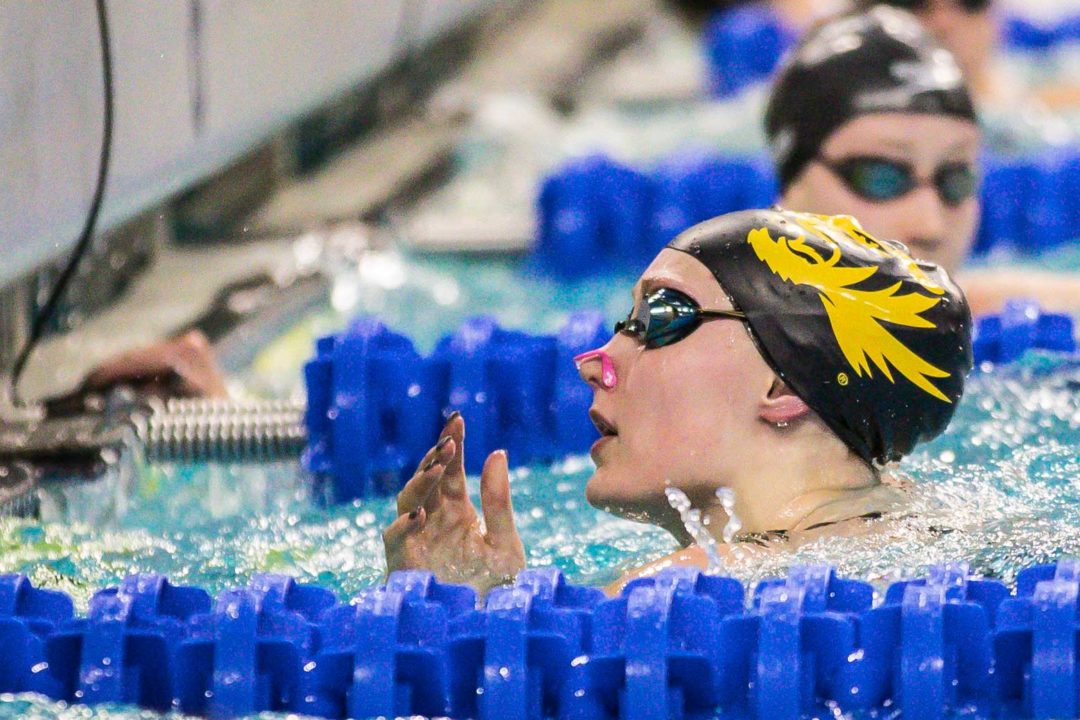 Missouri’s Top Seed Haley Hynes Declares False Start in 100 Back on Day 4