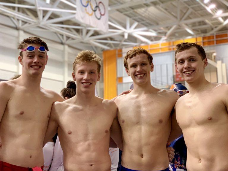 Mason Manta Rays Re-Break 15-18 National Age Group Relay Record