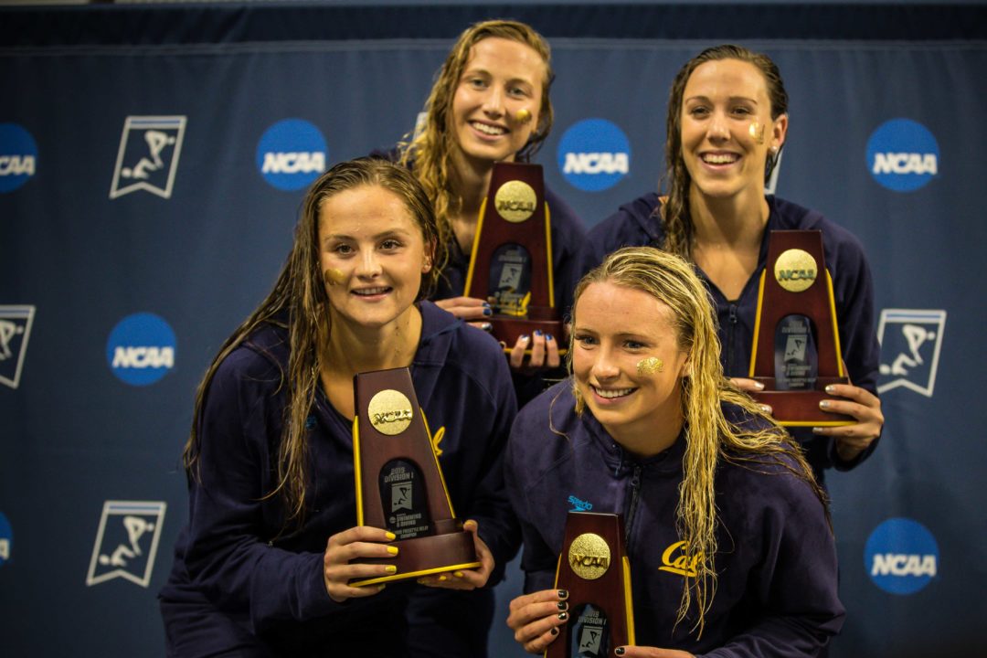 2019 W. NCAAs: Cal’s 200 Free Relay Breaks Every Record in the Books