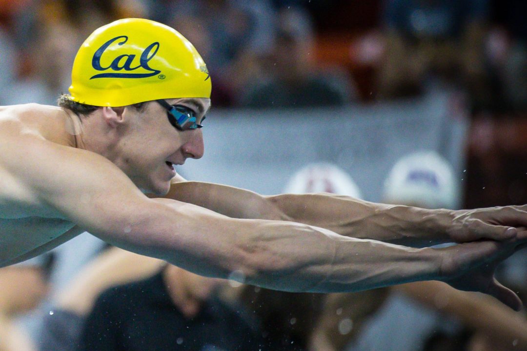 Hoffer Splits 18.55, Cal Men’s 200 Free Relay Hits ‘A’ Cut with 1:16.63
