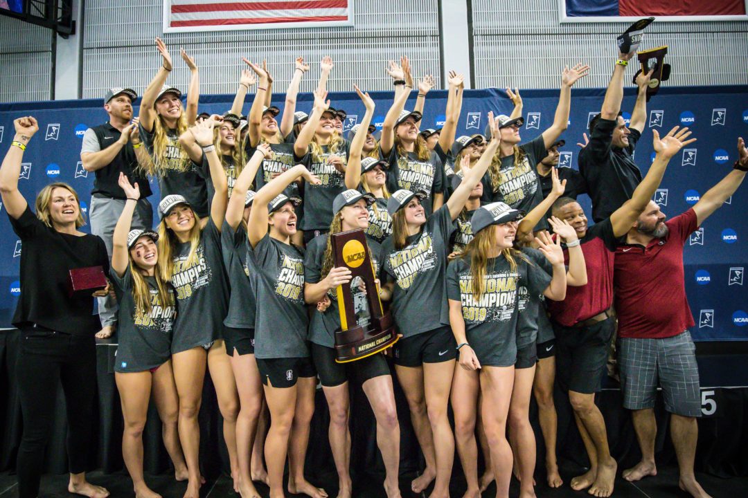 Defending NCAA Champs Stanford Release 2019-2020 Schedule – Feb 15 Cal Dual