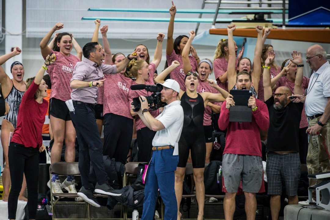 Stanford Cardinal Clinch NCAA 3-Peat in Austin After 200 Fly