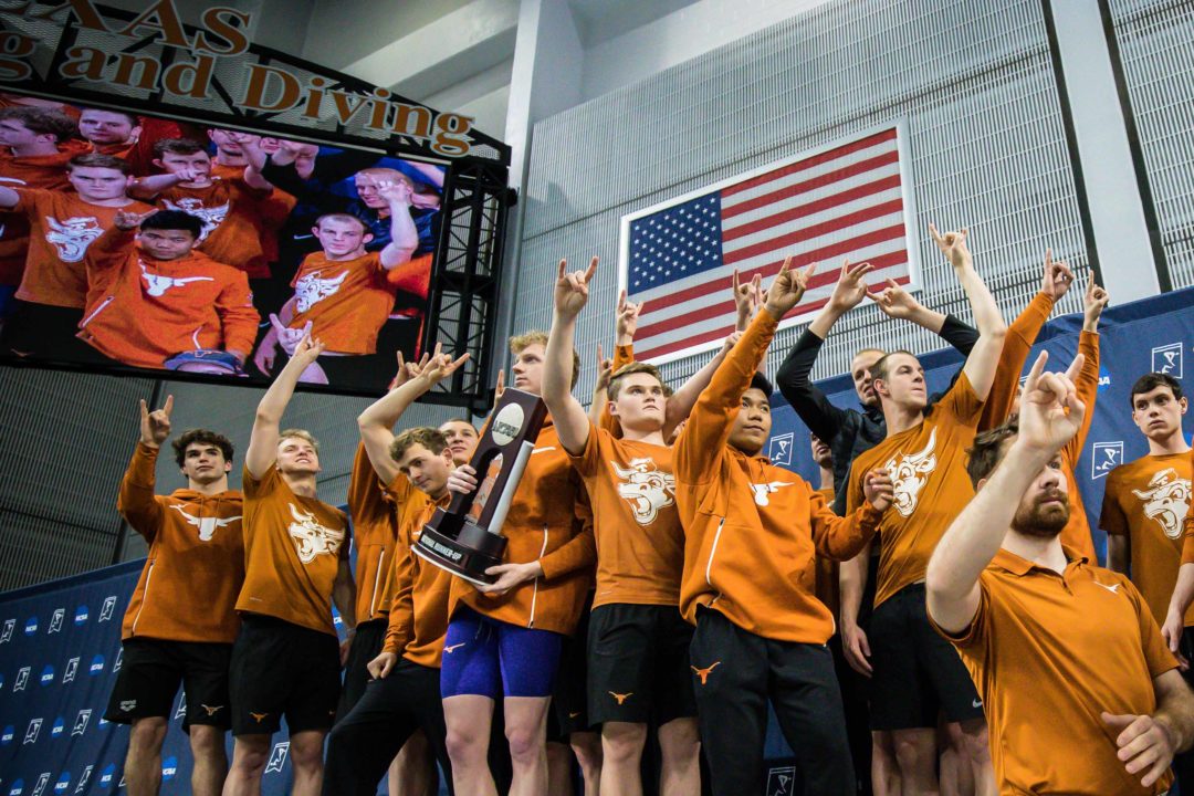 College Swimming Previews: Underclassmen and Transfers Buoy #2 Texas Men