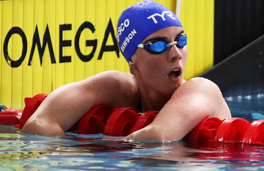 Kathleen Dawson Breaks Down 100 Back European Record, Re-Swim for Gold