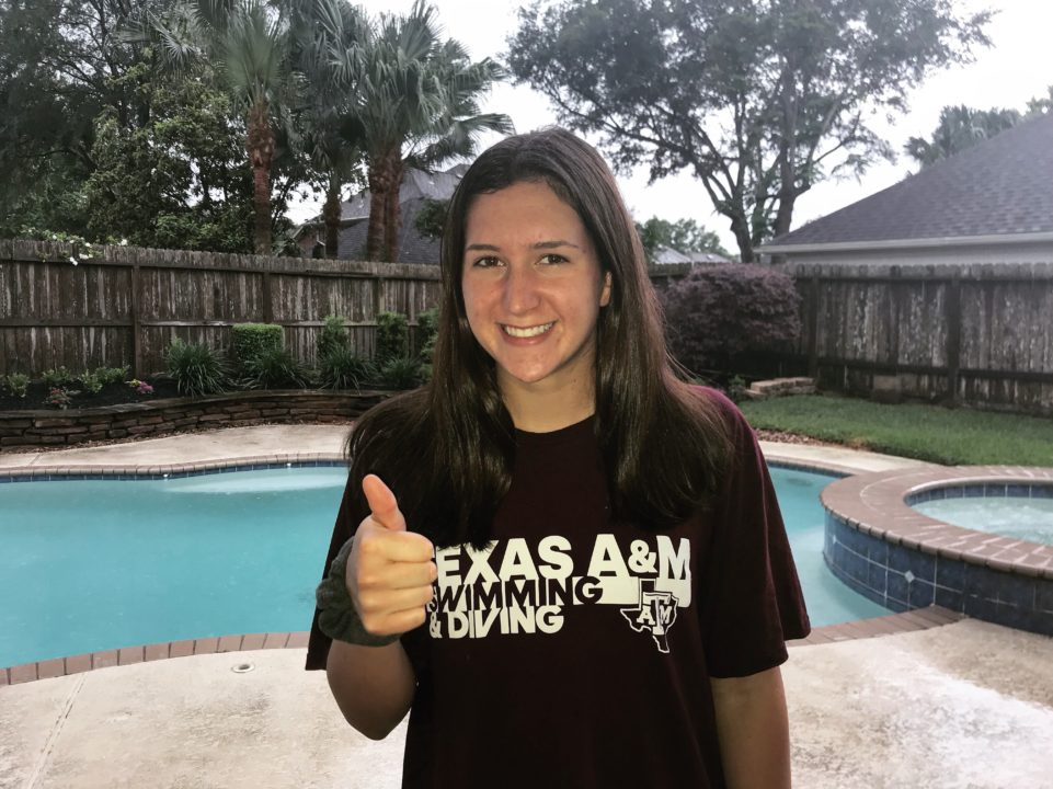 Olivia Theall Will Join All-American Brother Mark at Texas A&M