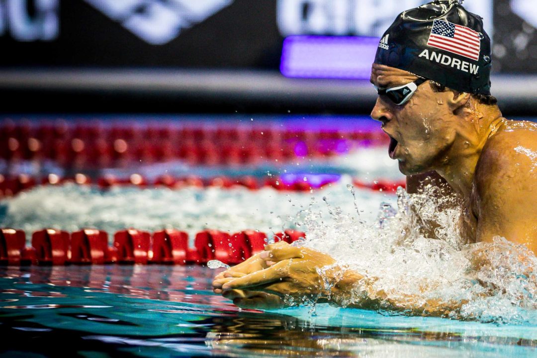 WATCH: Michael Andrew Analyzes 100 Breast Best Time From Des Moines