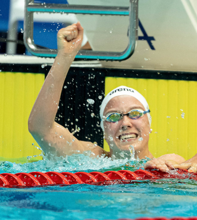 Isabel Gose schwimmt deutschen Rekord, als 6. ins olympische Finale