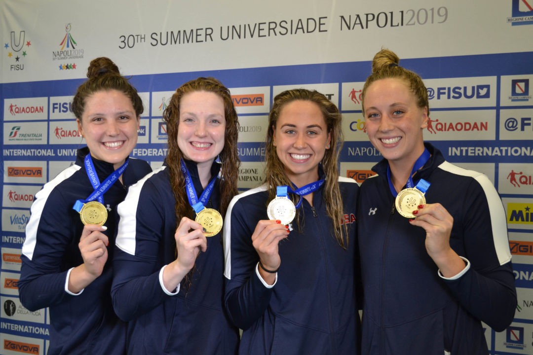 USA Leads Medals Table on Day 1 at 2019 World University Games