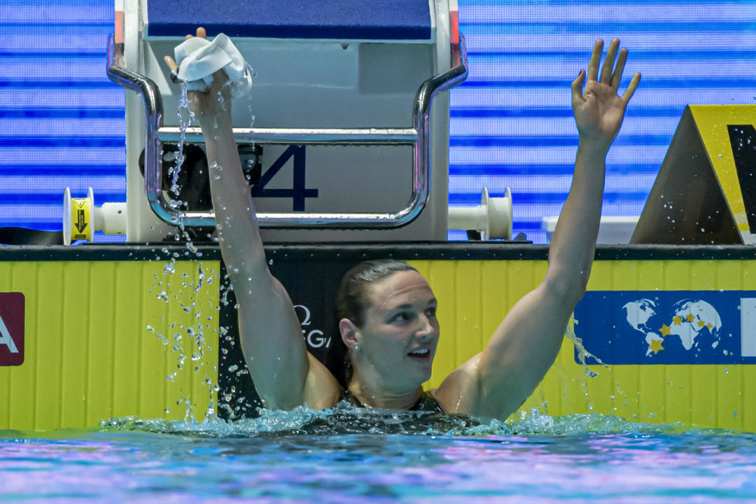 Katinka Hosszu Wraps Up 300th World Cup Gold With 200 Fly Win in Kazan