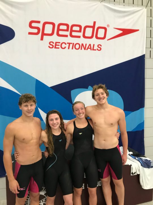 Sarpy County Swim Club Clears Benchmark for National 15-16 Mixed Medley Record
