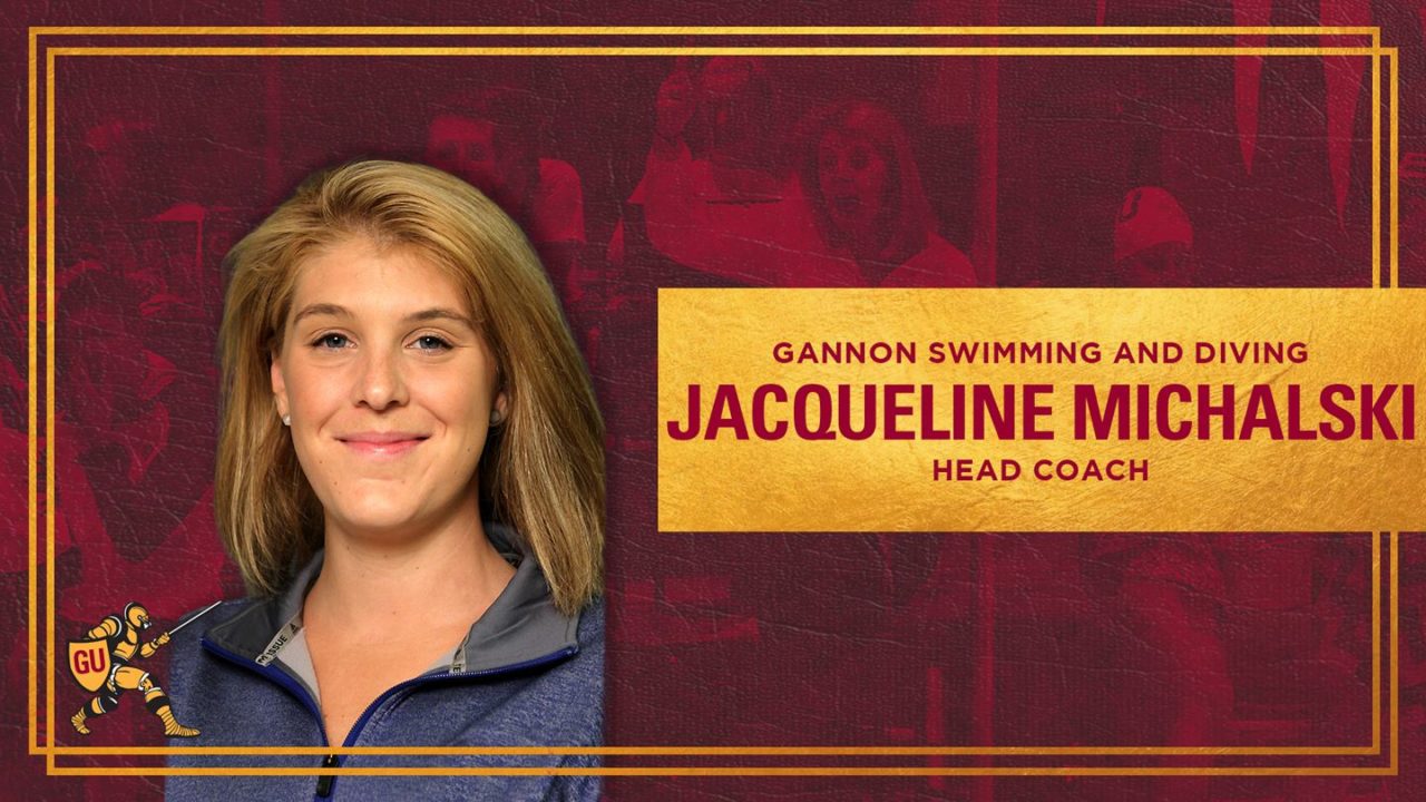 Michalski Tabbed as Head Coach for Gannon Swimming & Diving