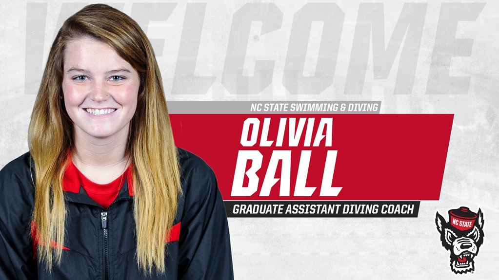 NC State Welcomes Olivia Ball as Graduate Assistant Diving Coach