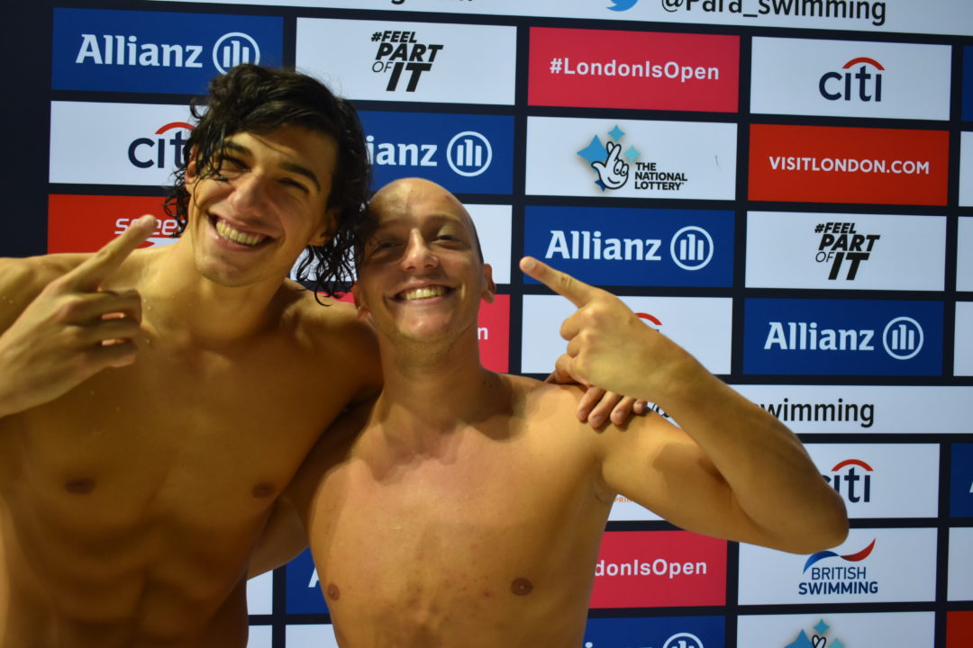 WATCH: Italians Barlaam, Morlacchi Tie for S9 100 Fly World Title in London