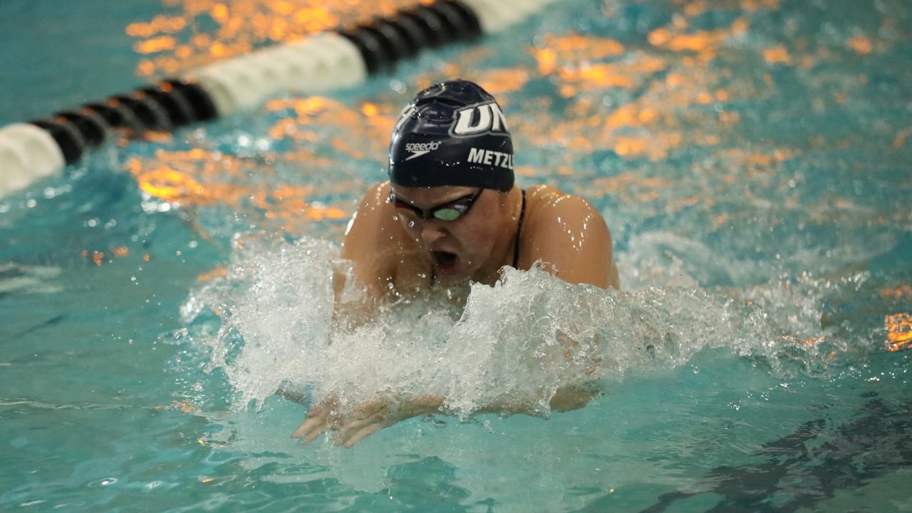 Metzler Wins 3 Events as New Hampshire Tops Vermont in America East Opener