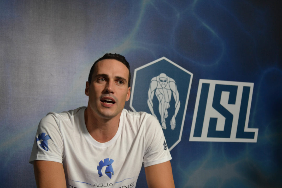 Fabio Scozzoli on his 50m breaststroke win – ISL European Derby Day 1 (Video)