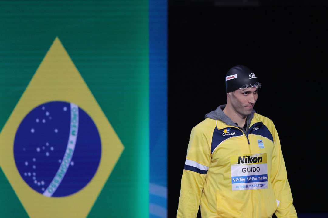 Guilherme Guido Swims 2nd-Best 50 Backstroke in History in Budapest